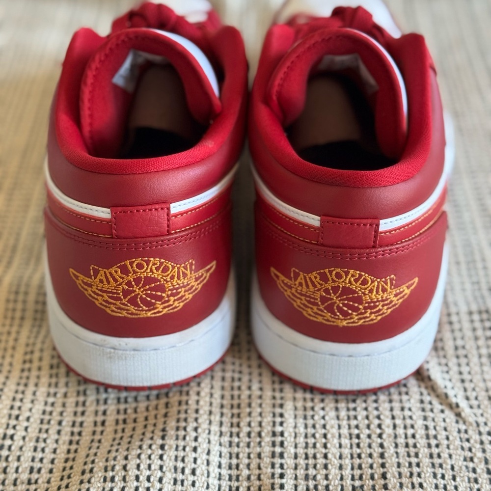 Air Jordan 1 Low “Cardinal Red” Men’s Size 14 - Picture 4 of 5